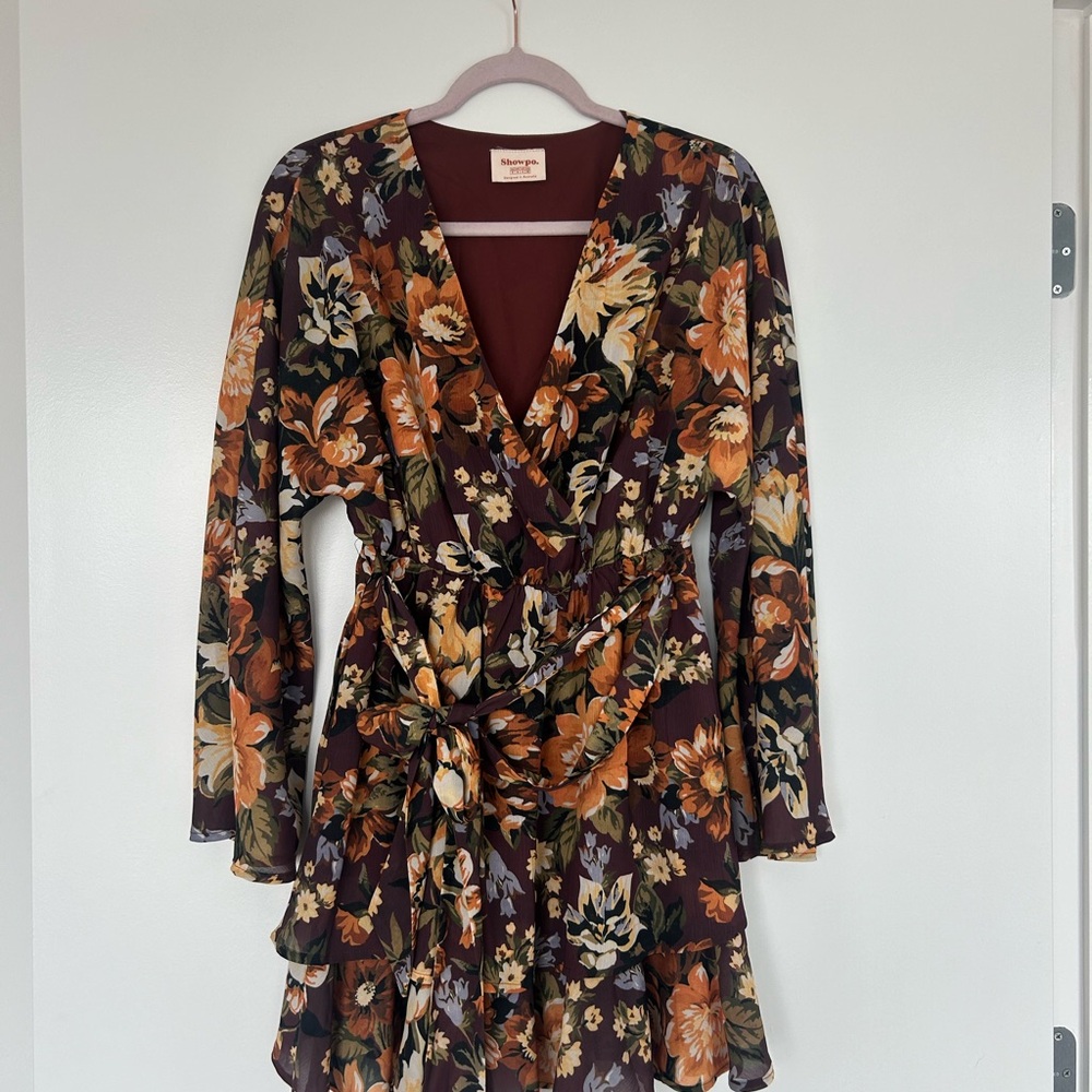 Floral Wrap Dress